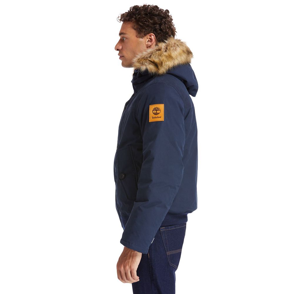 Jaqueta Masculino - Timberland Scar Ridge Impermeavel Snorkel - MIZOD9361 - Azul Marinho